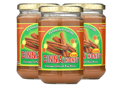 Image: YS Eco Bee Farms Raw Cinna Honey (368g x 3 Pack)