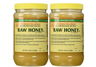 Image: YS Eco Bee Farms Wholesome Pure Natural Specially Harvested True Raw Honey (3Lb x 2 Pack)