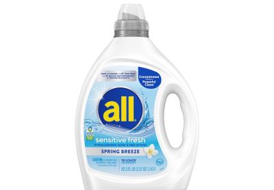Image: All 110-Loads Sensitive Fresh Spring Breeze Scent Laundry Detergent Liquid (2.43L)