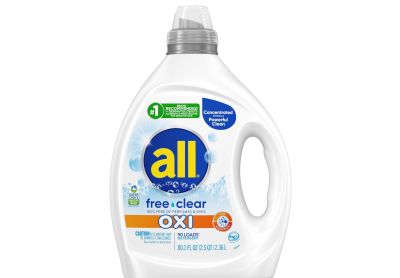 Image: All 90-Loads Free Clear Oxi Scent Free Laundry Detergent Liquid (2.36L)