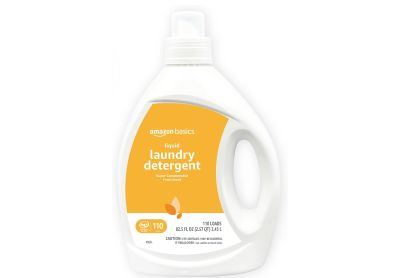 Image: Amazon Basics 110-Loads Super Concentrated Fresh Scent Laundry Detergent Liquid (2.43L)