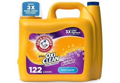 Image: Arm & Hammer 122-Loads Plus OxiClean Odor Blasters Fresh Burst Scent Laundry Detergent Liquid (4.69L)