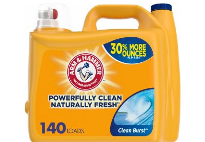 Image: Arm & Hammer 140-Loads Clean Burst Fresh Scent Laundry Detergent Liquid (5.59L)