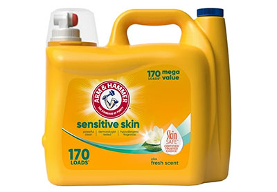 Image: Arm & Hammer 170-Loads Sensitive Skin Fresh Scent Laundry Detergent Liquid (5.03L)