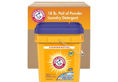 Image: Arm & Hammer 290-Loads Commercial-Grade Crisp Clean Scent Laundry Detergent Powder (18Lb)