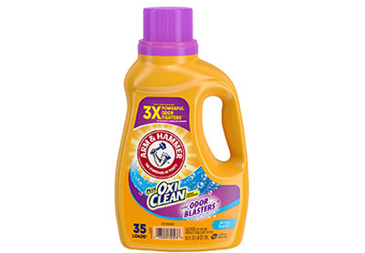 Image: Arm & Hammer 35-Loads Plus OxiClean Odor Blasters Fresh Burst Scent Laundry Detergent Liquid (1.35L)