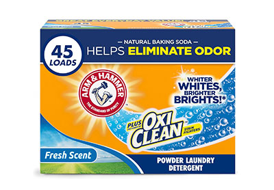 Image: Arm & Hammer 45-Loads Plus OxiClean Stain Fighters Fresh Scent Laundry Detergent Powder (3.48Lb)