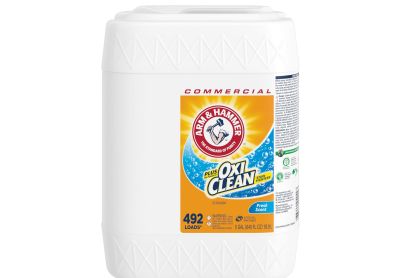 Image: Arm & Hammer 492-Loads Commercial Plus OxiClean Fresh Scent Laundry Detergent Liquid (18.9L)