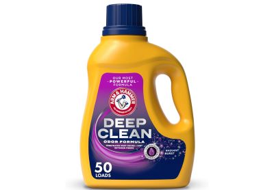 Image: Arm & Hammer 50-Loads Deep Clean Odor Formula Radiant Burst Scent Laundry Detergent Liquid (2.22L)