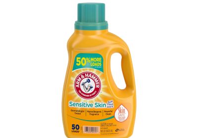 Image: Arm & Hammer 50-Loads Sensitive Skin Fresh Scent Laundry Detergent Liquid (1.48L)