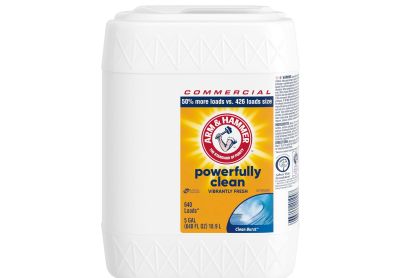 Image: Arm & Hammer 640-Loads Commercial Clean Burst Fresh Scent Laundry Detergent Liquid (18.9L)