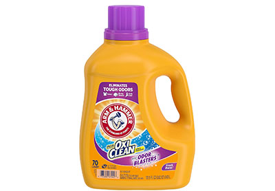 Image: Arm & Hammer 70-Loads Plus OxiClean Odor Blasters Fresh Burst Scent Laundry Detergent Liquid (3.62L)