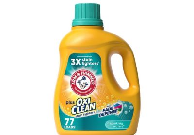 Image: Arm & Hammer 77-Loads Plus OxiClean Fade Defense Sparkling Waters Scent Laundry Detergent Liquid (2.97L)