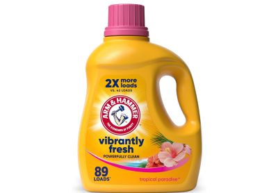 Image: Arm & Hammer 89-Loads Tropical Paradise Scent Vibrantly Fresh Powerfully Clean Laundry Detergent Liquid (3.03L)