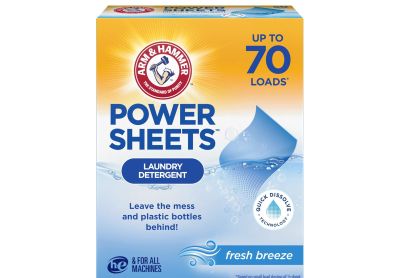 Image: Arm & Hammer Fresh Breeze Scent Laundry Detergent Power Sheets (35 Count)