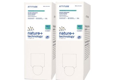 Image: Attitude 160-Loads Mountain Fresh Scent Concentrated Laundry Detergent Liquid Refill (4L x 2 Pack)