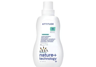 Image: Attitude 35-Loads Mountain Fresh Scent Concentrated Laundry Detergent + Fabric Softener Liquid (1.04L)