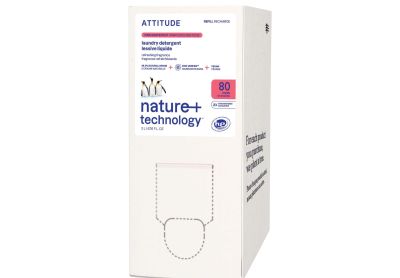 Image: Attitude 80-Loads Pink Grapefruit Scent Concentrated Laundry Detergent Liquid Refill (2L)