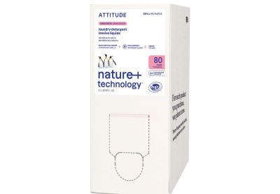 Image: Attitude 80-Loads Scent Free Concentrated Laundry Detergent Liquid Refill (2L)