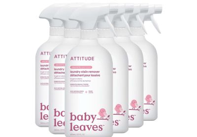 Image: Attitude Scent Free Baby Laundry Stain Remover Spray (27.1 oz x 6 Pack)