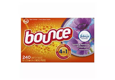 Image: Bounce Spring and Renewal Fabric Softener Dryer Sheets (by Bounce)