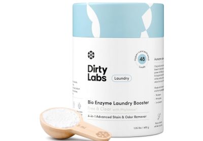 Image: Dirty Labs 48-Loads Free & Clear Scent Bio Enzyme Laundry Booster Powder (1.05Lb)