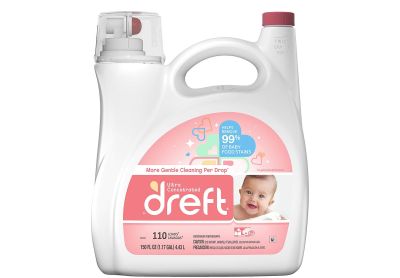Image: Dreft 110-Loads Baby Fresh Scent Ultra Concentrated Laundry Detergent Liquid (4.43L)