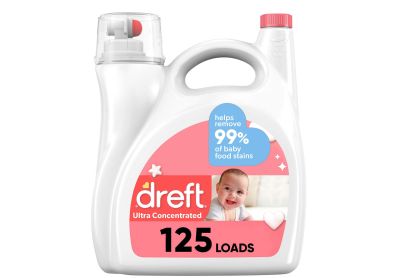 Image: Dreft 125-Loads Baby Fresh Scent Ultra Concentrated Laundry Detergent Liquid (5.02L)