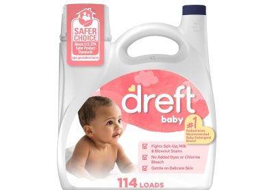 Image: Dreft Baby 114-Loads Baby Fresh Scent Laundry Detergent Liquid (4.43L)