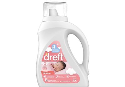 Image: Dreft Stage 1 Newborn 32-Loads Baby Fresh Scent Laundry Detergent Liquid (1.36L)