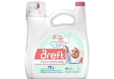 Image: Dreft Stage 2 Active Baby 96-Loads Baby Fresh Scent Laundry Detergent Liquid (4.43L)