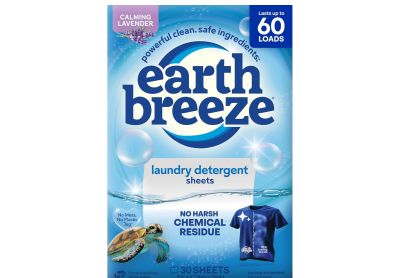 Image: Earth Breeze Calming Lavender Scent Laundry Detergent Sheets (30 Count)