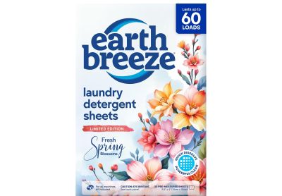 Image: Earth Breeze Fresh Spring Blossoms Scent Laundry Detergent Sheets (30 Count)