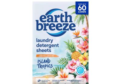 Image: Earth Breeze Island Tropics Scent Laundry Detergent Sheets (30 Count)