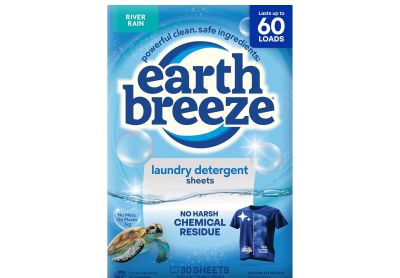 Image: Earth Breeze River Rain Scent Laundry Detergent Sheets (30 Count)