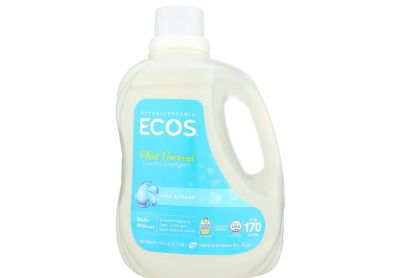 Image: Ecos 170-Loads Free & Clear Scent Plant-Powered Laundry Detergent Liquid (5.03L)