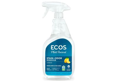Image: Ecos Lemon Scent Plant-Powered Laundry Stain + Odor Remover Spray (22 oz)