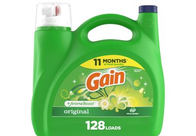 Image: Gain 128-Loads Original Scent Laundry Detergent Liquid with Aroma Boost (5.44L)
