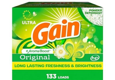 Image: Gain 133-Loads Original Scent Ultra Laundry Detergent Powder with Aroma Boost (7.68Lb)