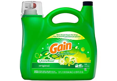Image: Gain 146-Loads Original Scent Ultra Concentrated Laundry Detergent Liquid with Aroma Boost (5.91L)