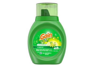 Image: Gain 16-Loads Original Scent Laundry Detergent Liquid with Aroma Boost (739mL)