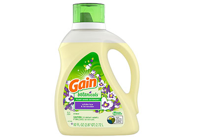 Image: Gain Botanicals 64-Loads White Tea & Lavender Scent Plant-Based Laundry Detergent Liquid (2.95L)
