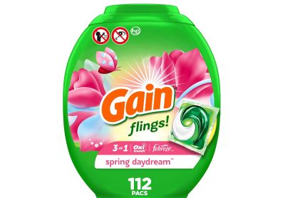 Image: Gain Flings 3-in-1 Spring Daydream Scent Laundry Detergent Pacs (112 Count)