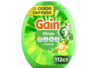 Image: Gain Flings 4-in-1 Original Scent Laundry Detergent Pacs (112 Count)