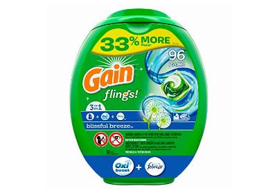 Image: Gain Flings Blissful Breeze Liquid Laundry Detergent Pacs (by Gain)