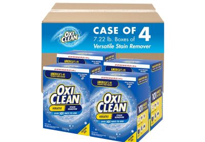 Image: OxiClean 156-Loads Scent Free Commercial Versatile Stain Remover Powder (3.27kg x 4 Pack)