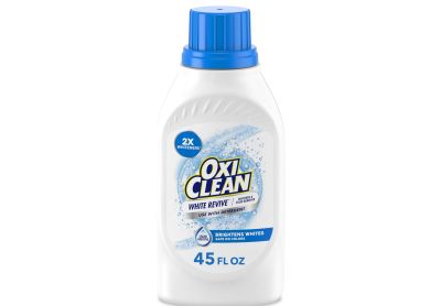 Image: OxiClean 45-Loads Scent Free White Revive Whitener & Stain Remover Liquid (1.33L)