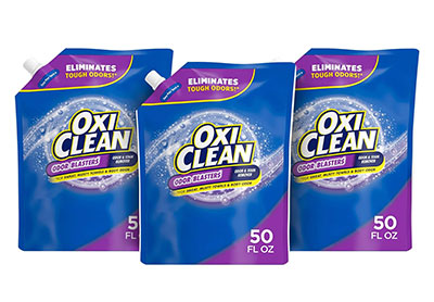 Image: OxiClean 50-Loads Scent Free Odor Blasters Odor and Stain Remover Liquid (1.48L x 3 Pack)
