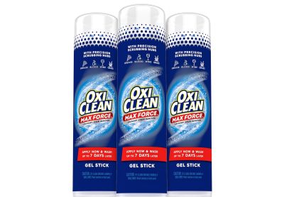 Image: OxiClean Max Force Laundry Stain Remover Gel Stick (6.2 oz x 3 Pack)