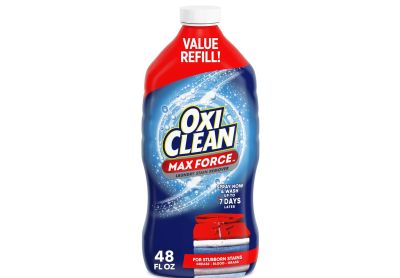 Image: OxiClean Scent Free 5-in-1 Max Force Advanced Stain Remover Liquid Spray Refill (1.42L)